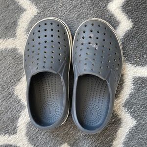 Gray Native Slip Ons